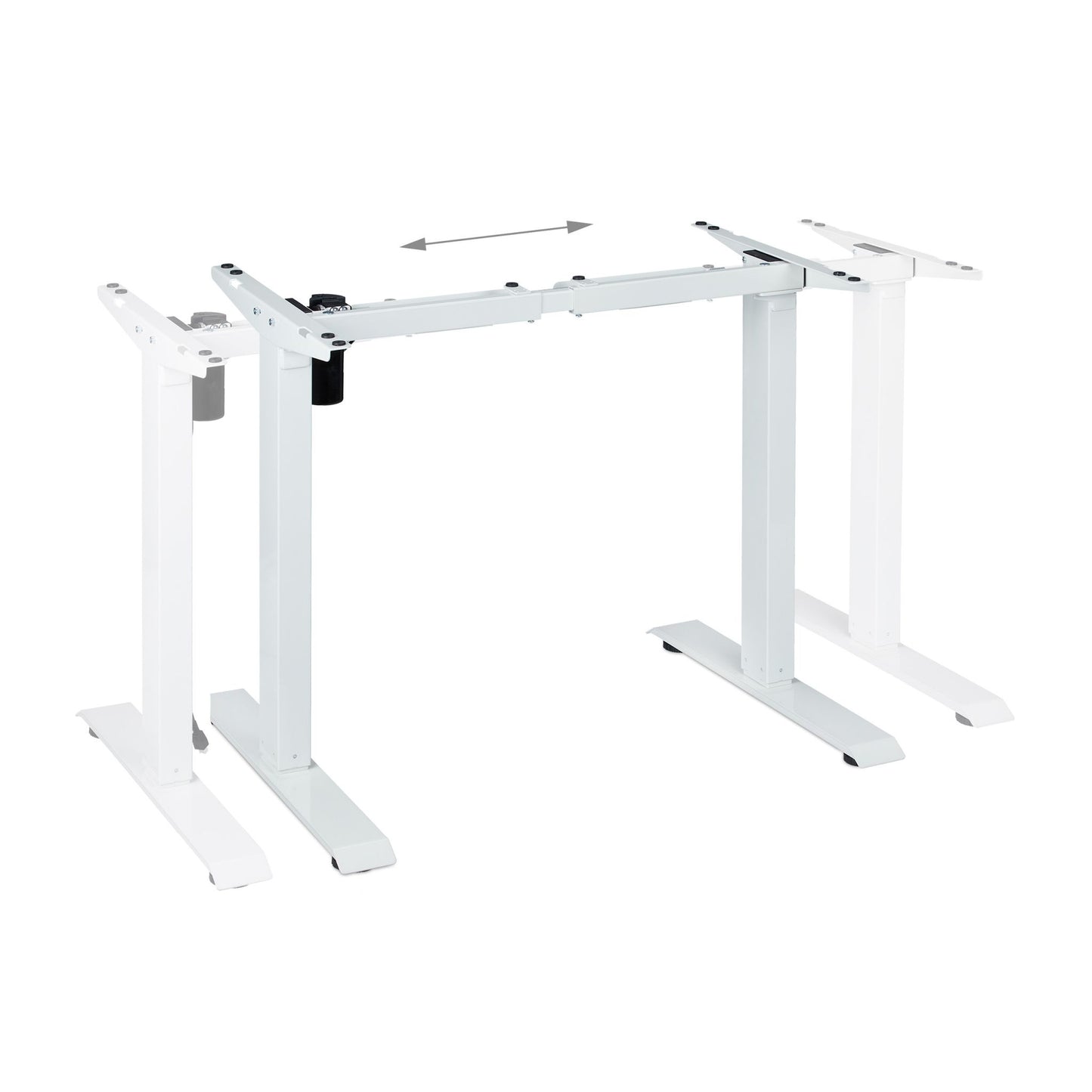 Height adjustable table frame