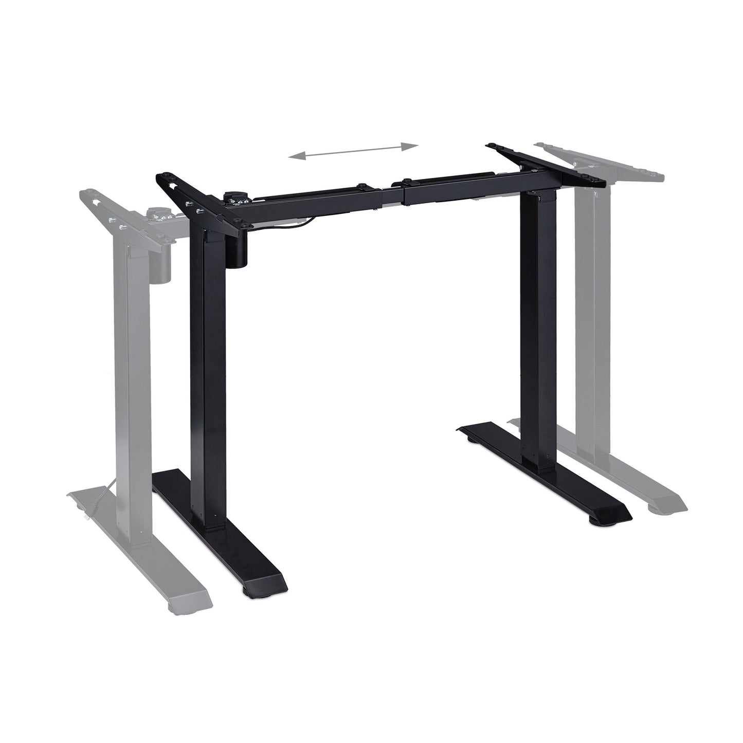 Height adjustable table frame