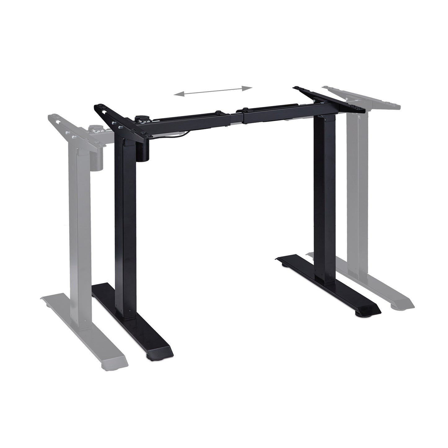 Height adjustable table frame