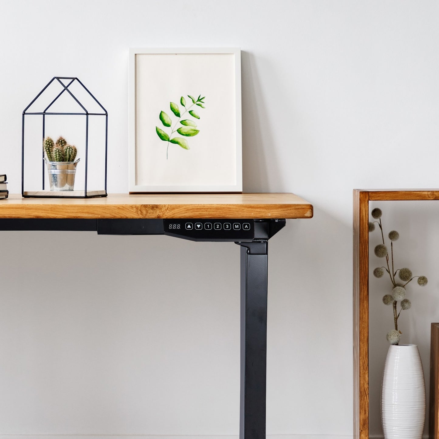 Height adjustable table frame