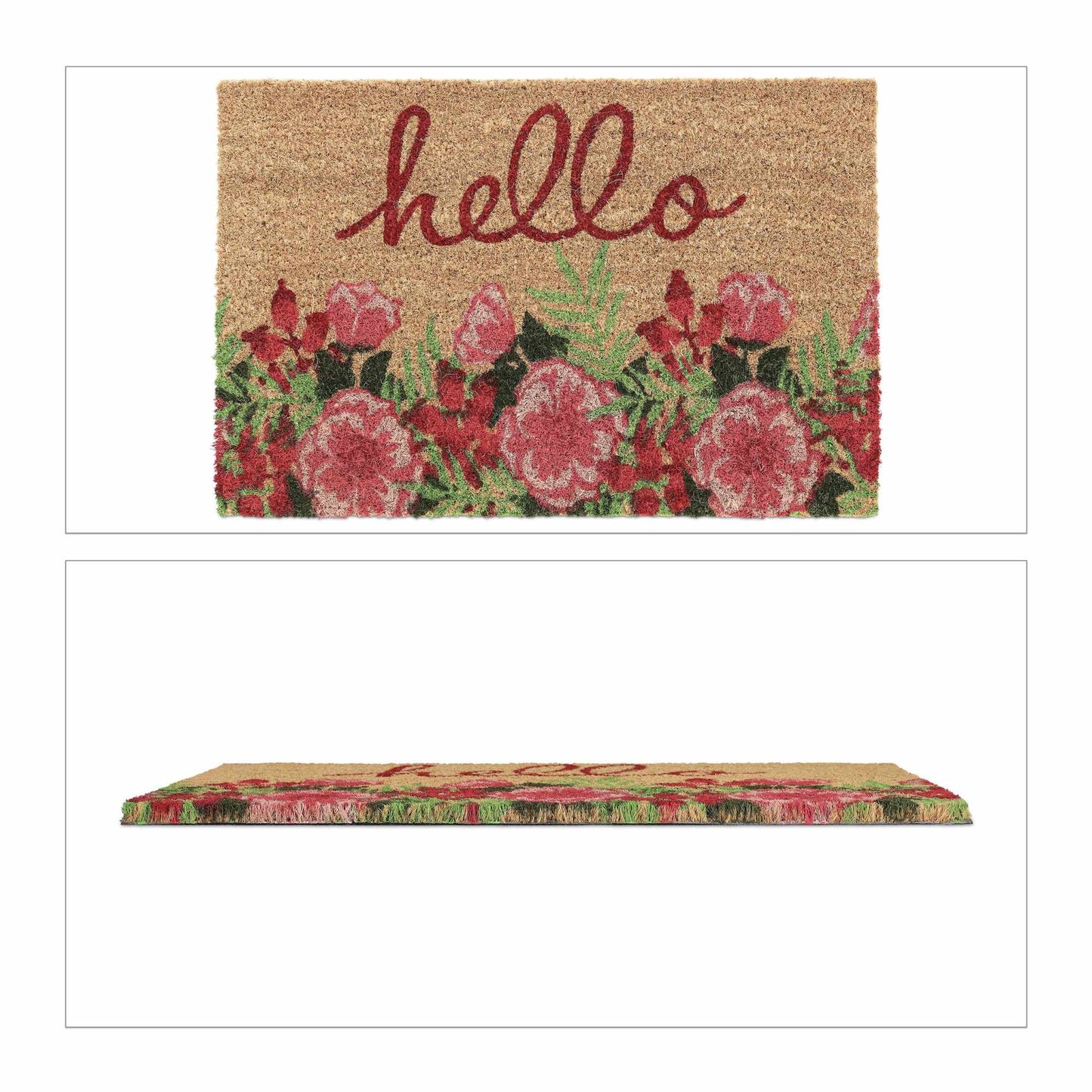 Hello coconut doormat