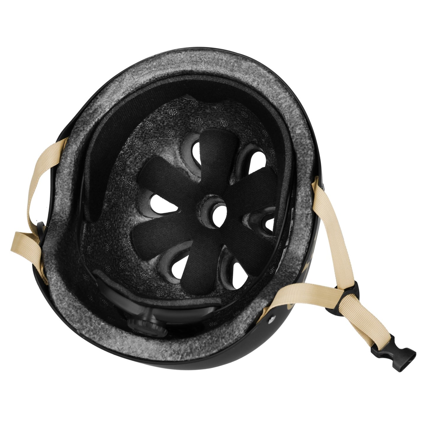 Helmet, Black-Beige, Size S (52-56cm)