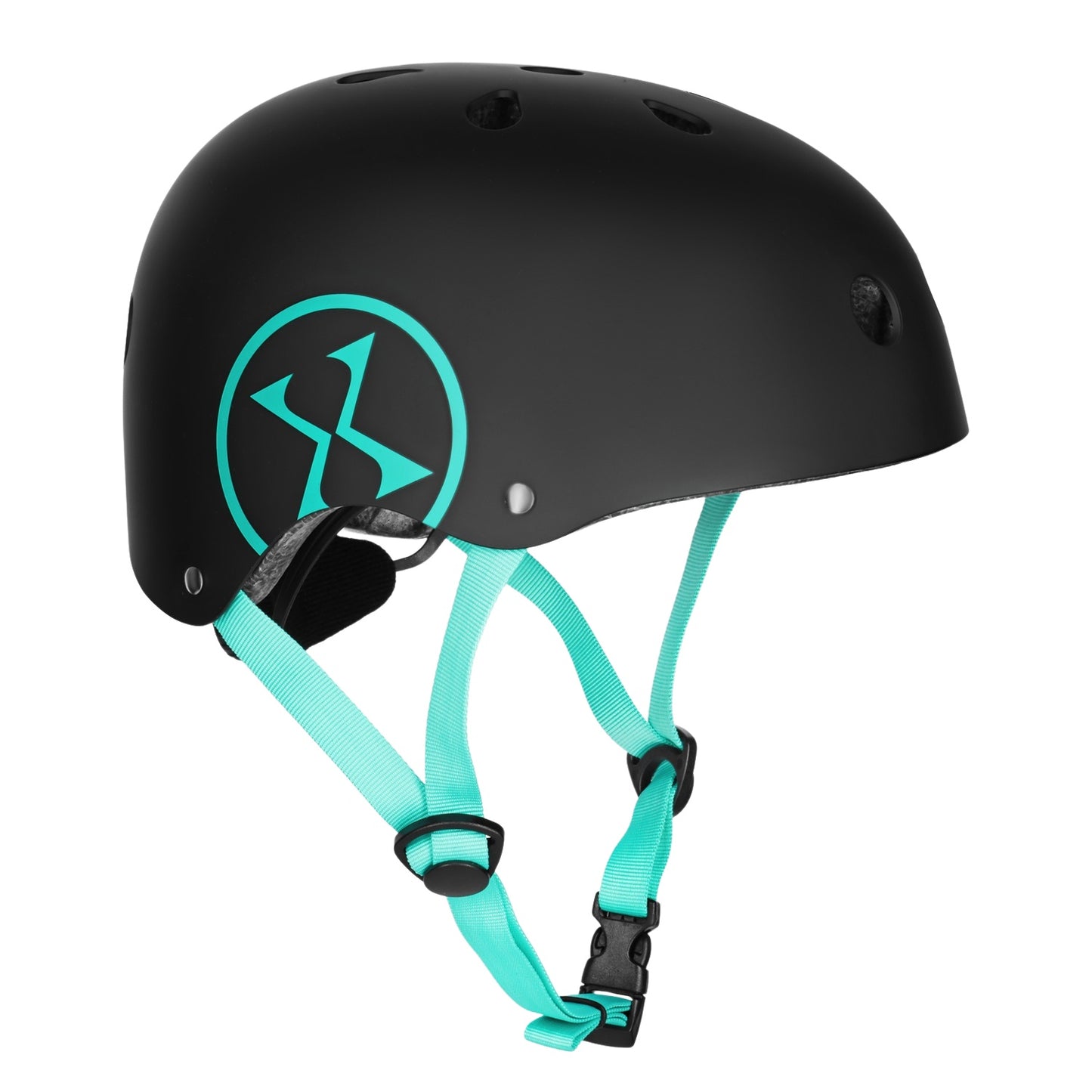 Helmet Black-Blue, Size S (52-56cm)