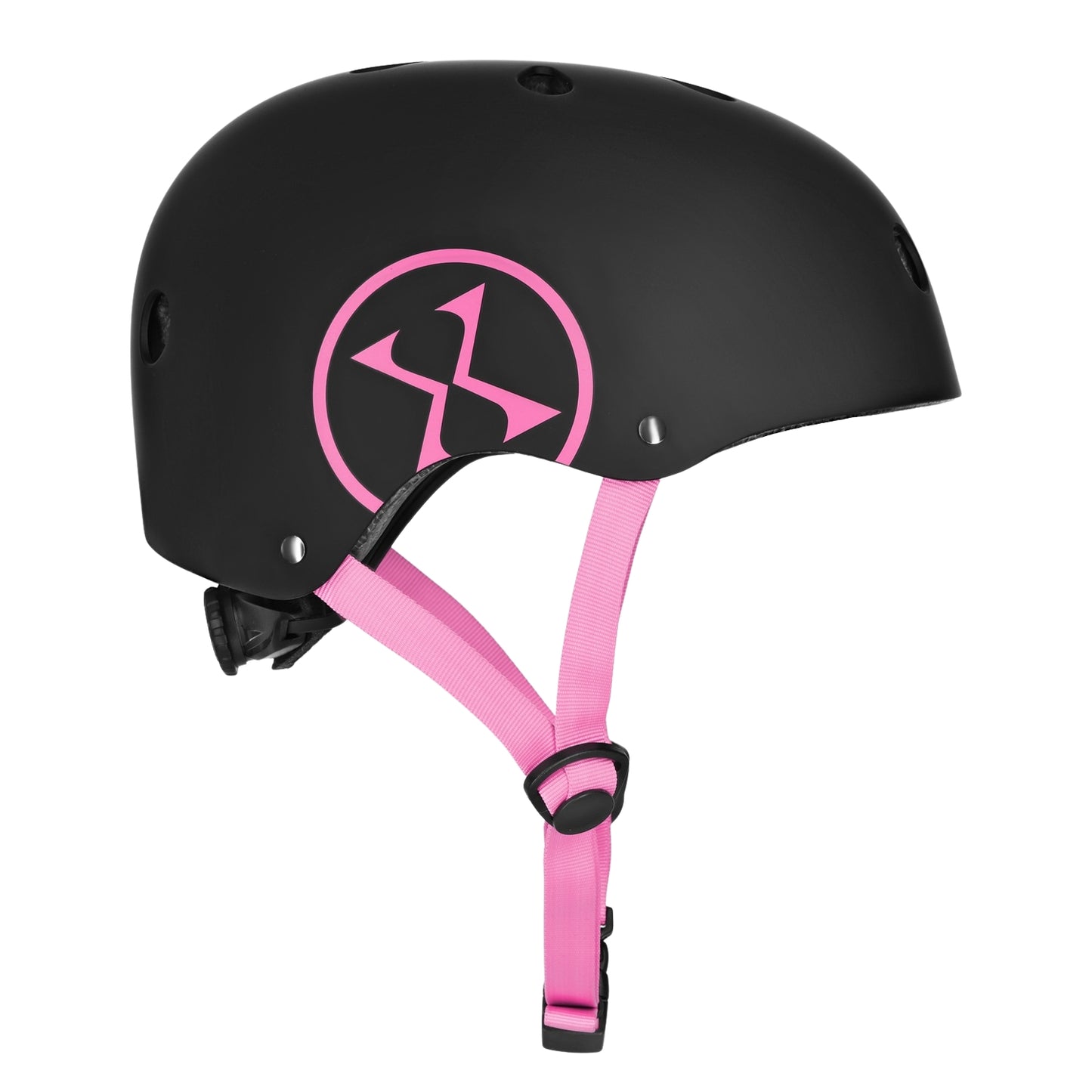 Helmet Black-Pink, Size S (52-56cm)