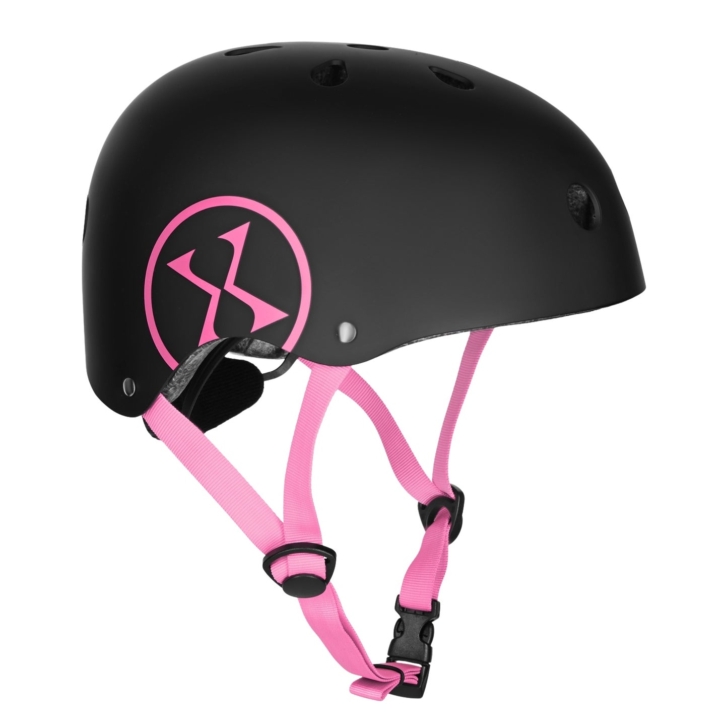 Helmet Black-Pink XS (48-52cm) – Lightweight, Durable