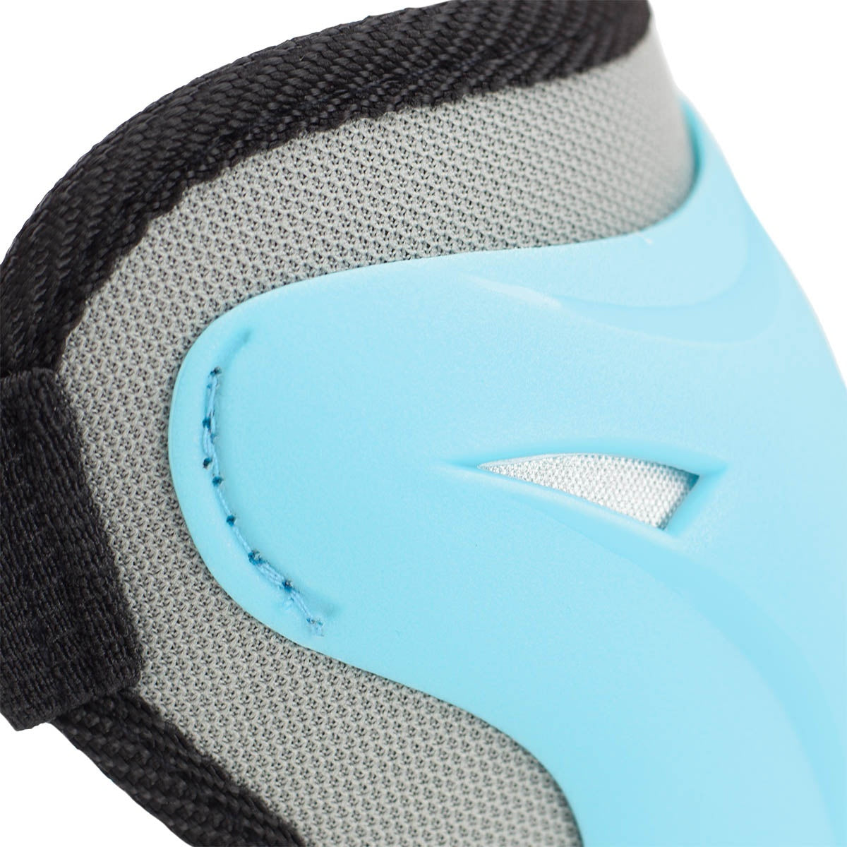 Helmet and Pads Set, Size M, Gray-Blue