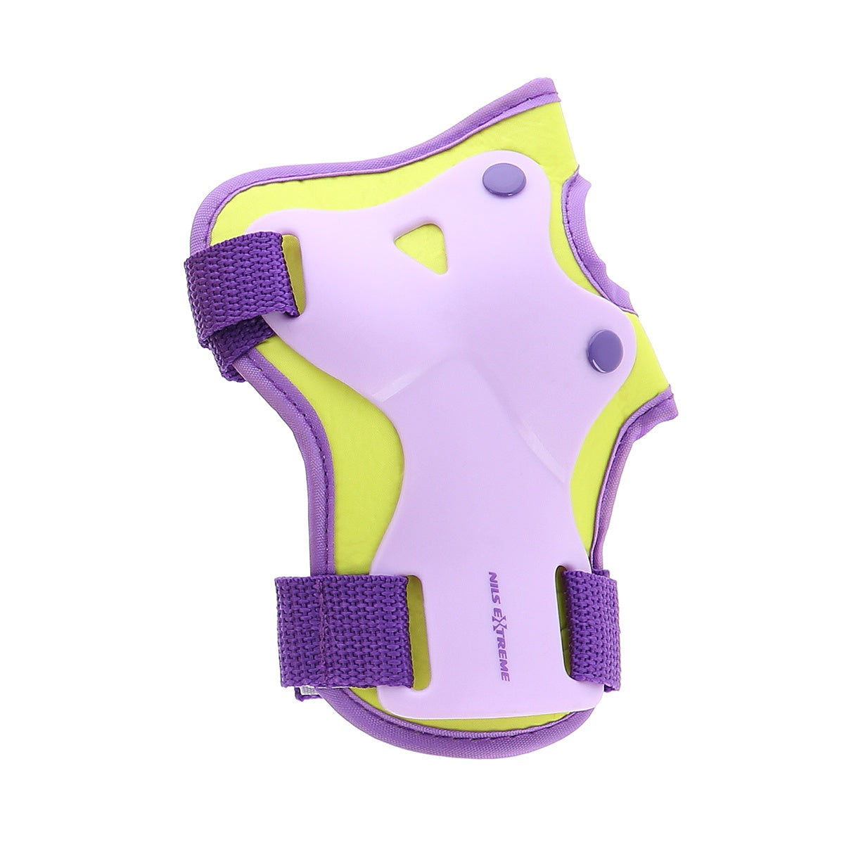 Helmet and Pads Set, Size M, Purple-Lime