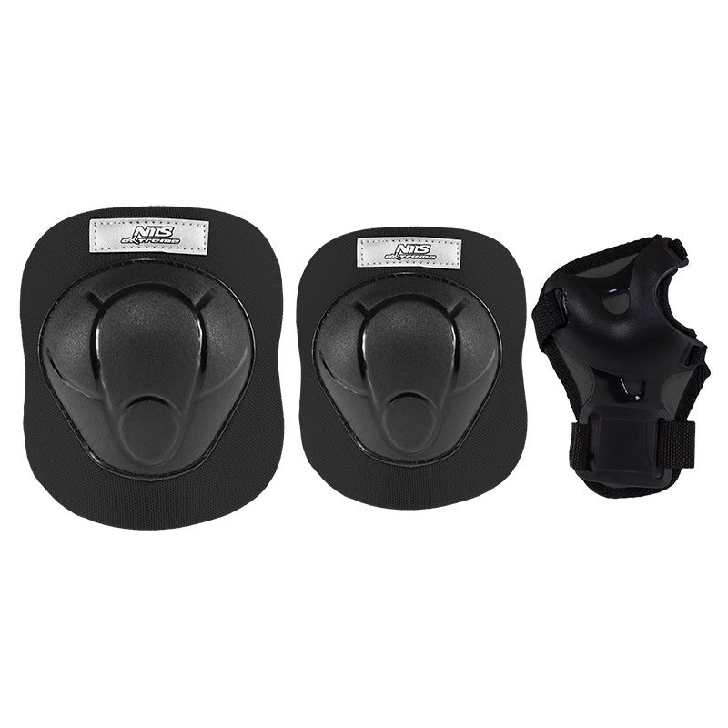 Helmet and Pads Set, Size S, Black