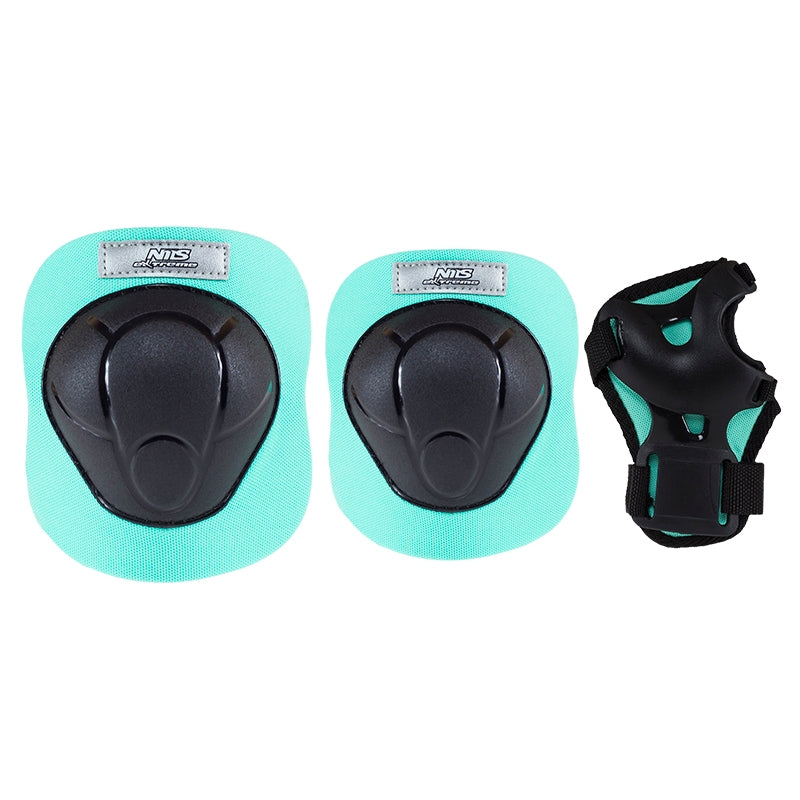 Helmet and Protectors Set, Size M, Black-Mint