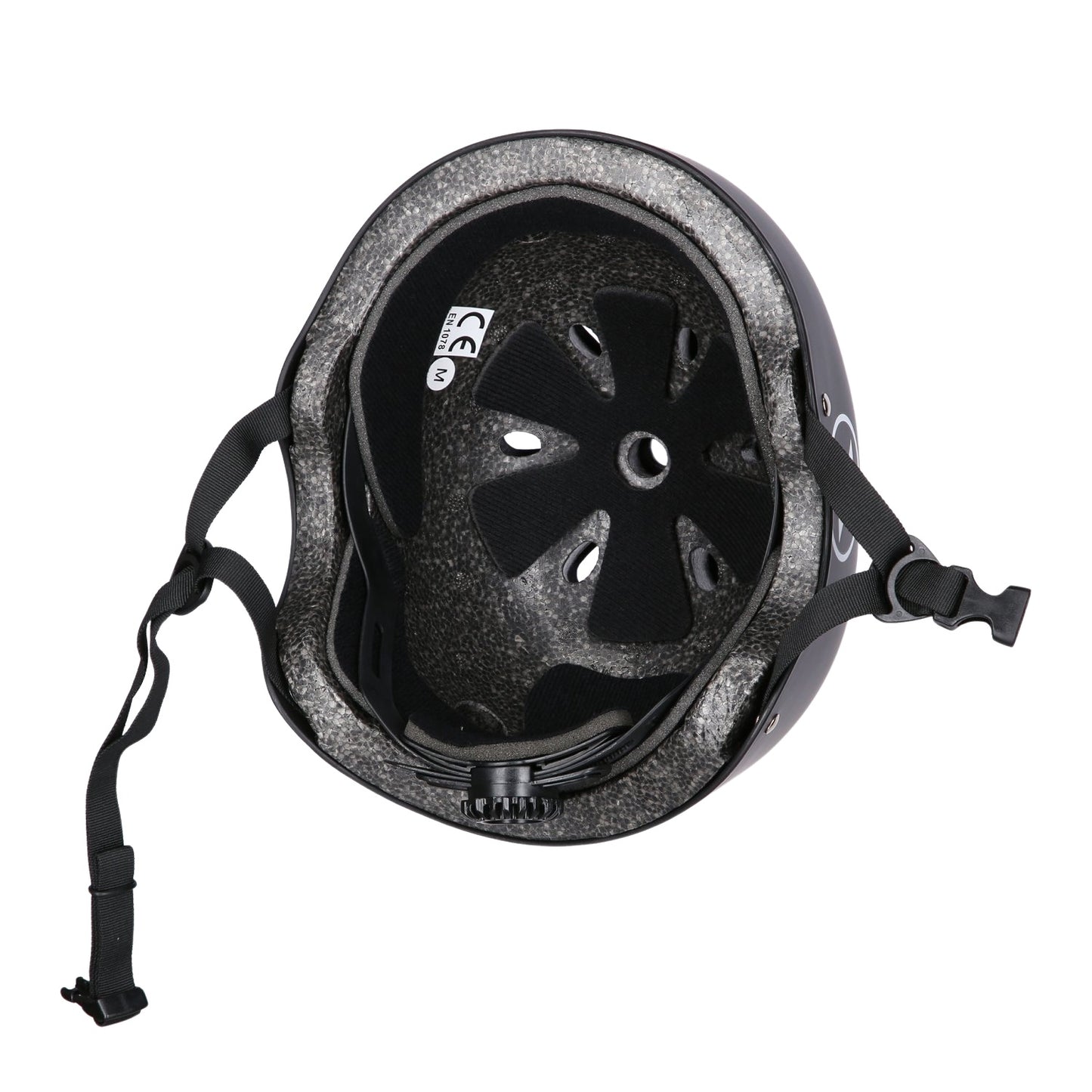 Helmet with Protectors Set, Black, Size M