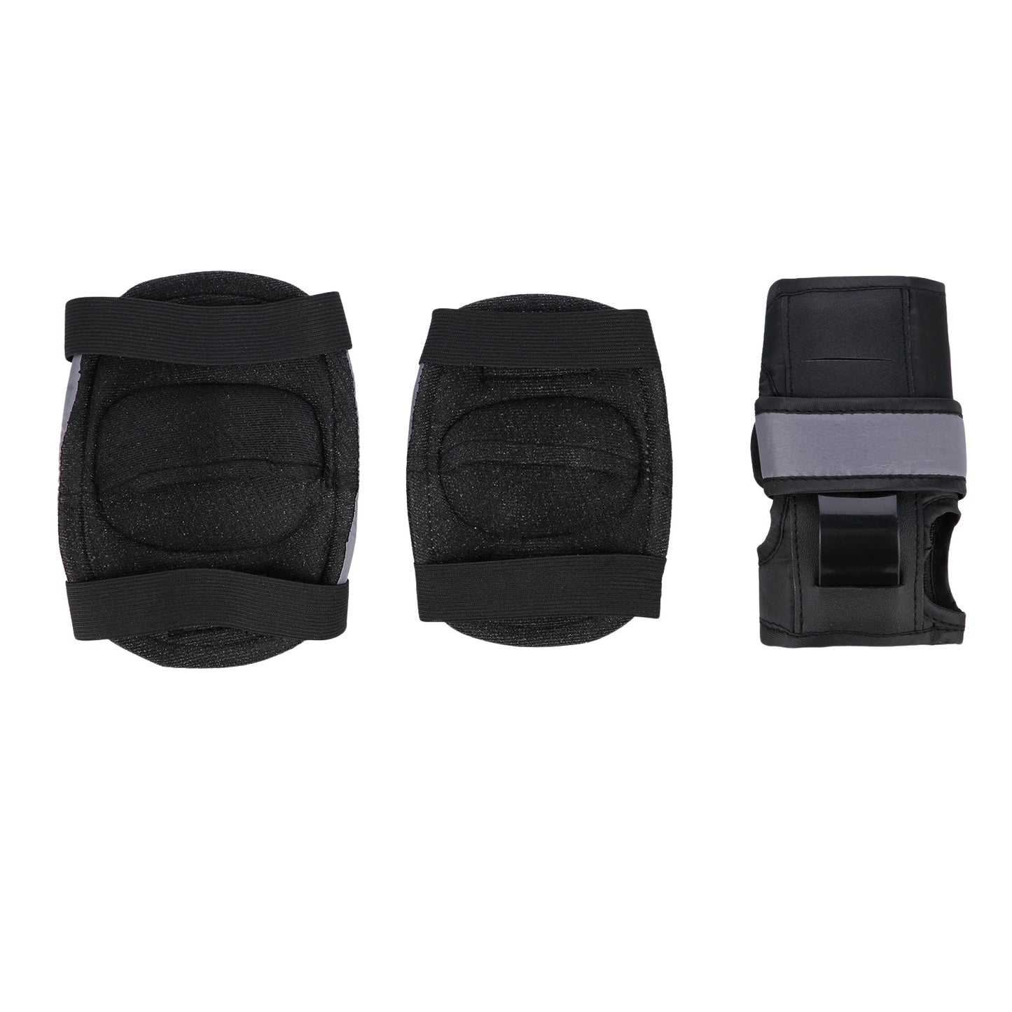 Helmet with Protectors Set, Gray, Size M