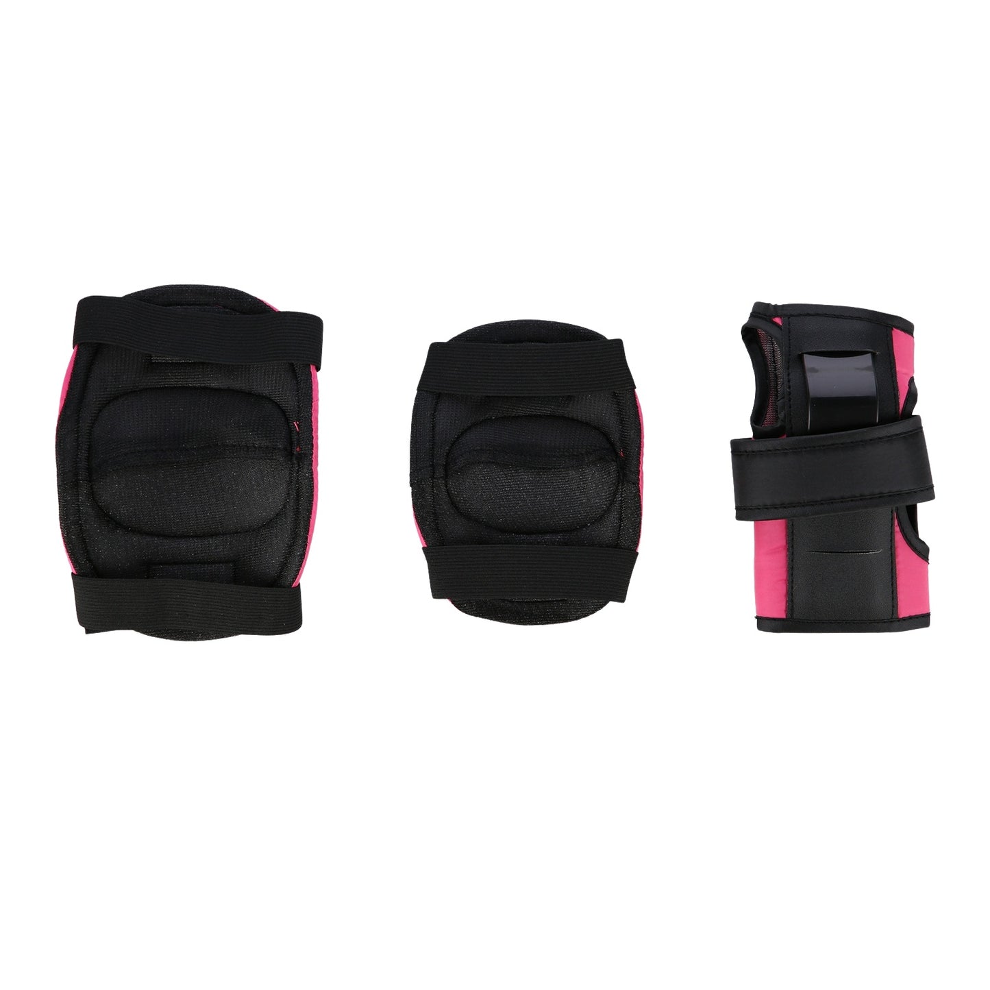 Helmet with Protectors Set, Pink, Size S