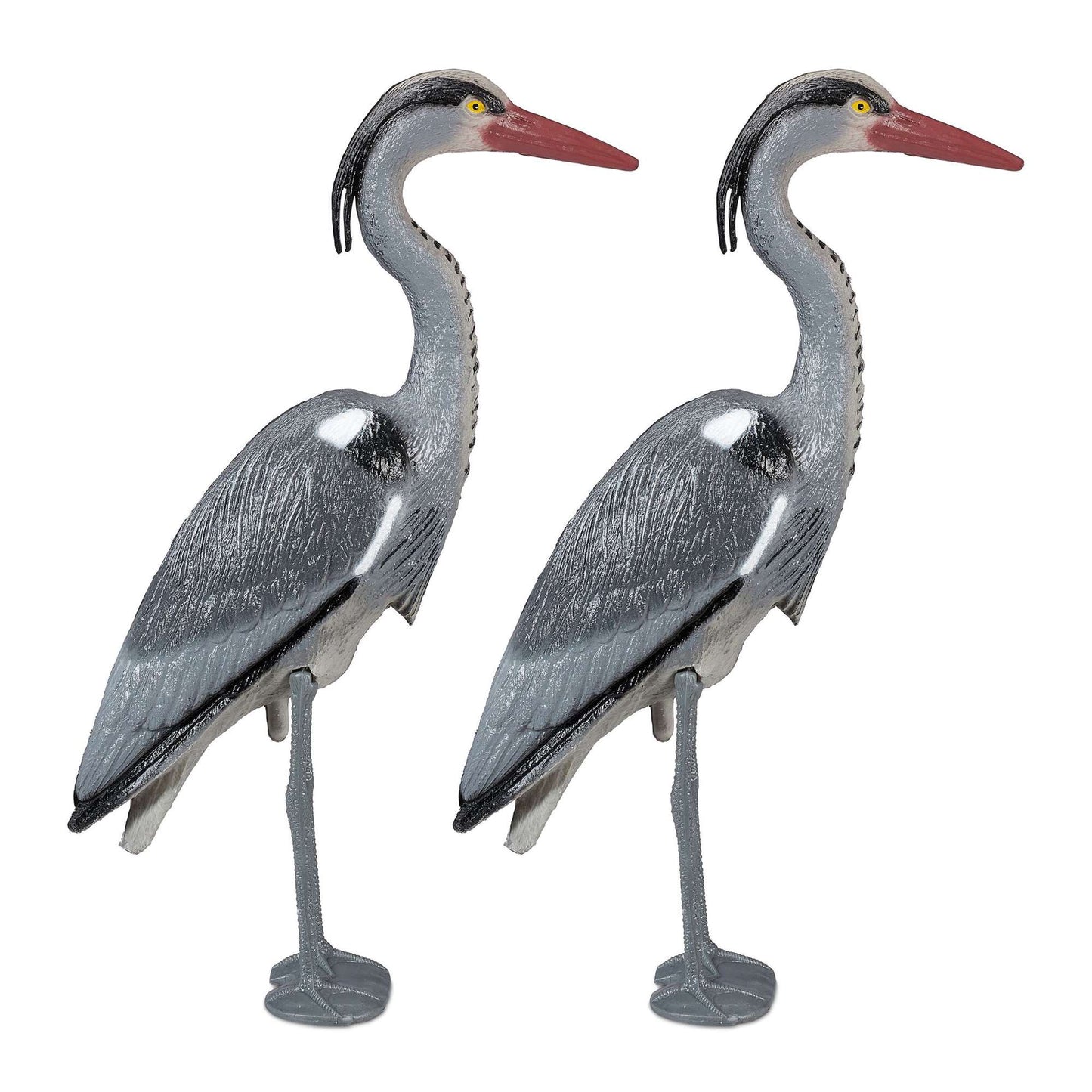 Heron garden figure set of 2
