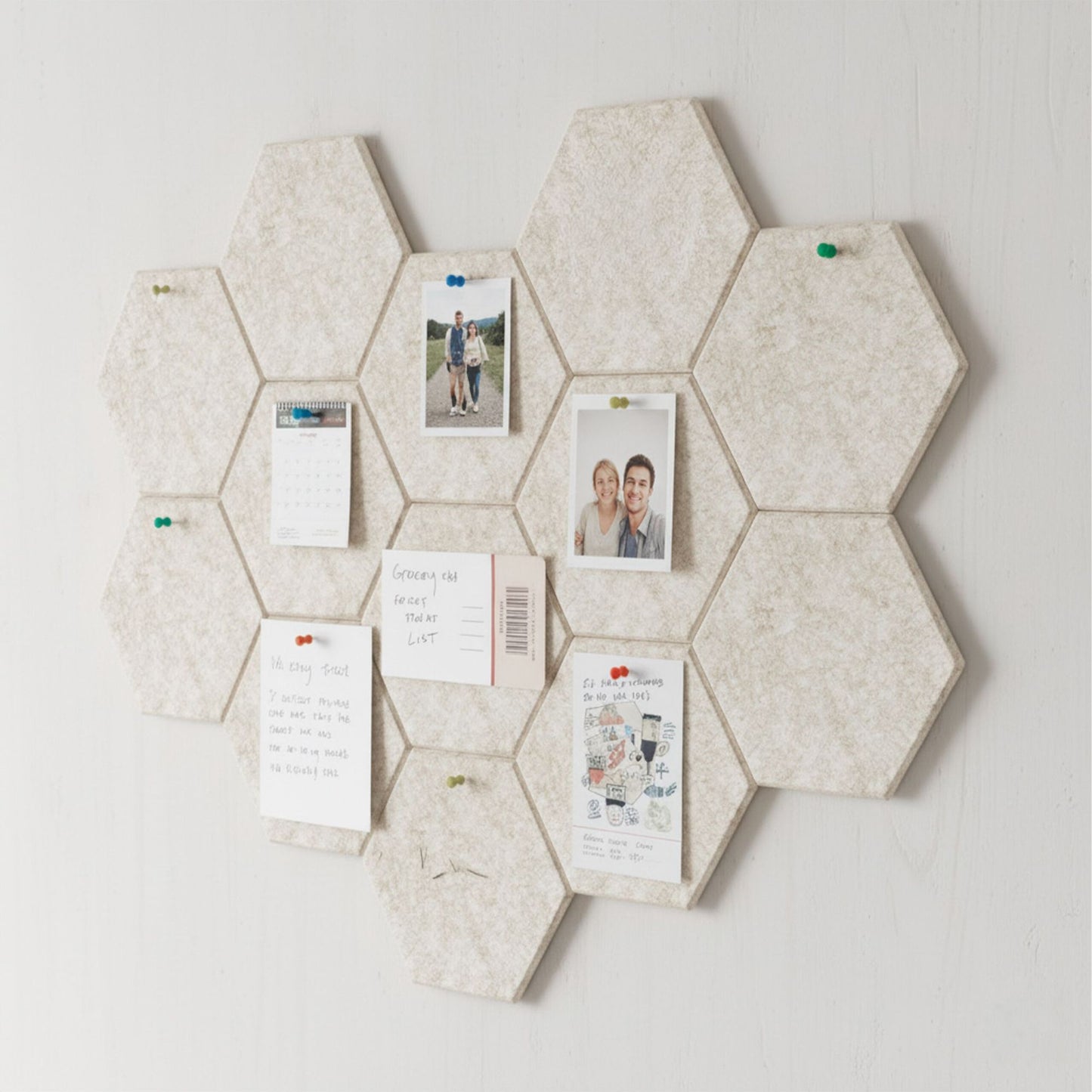 Hexagon Acoustic Panels, Self-Adhesive, Noise Reduction