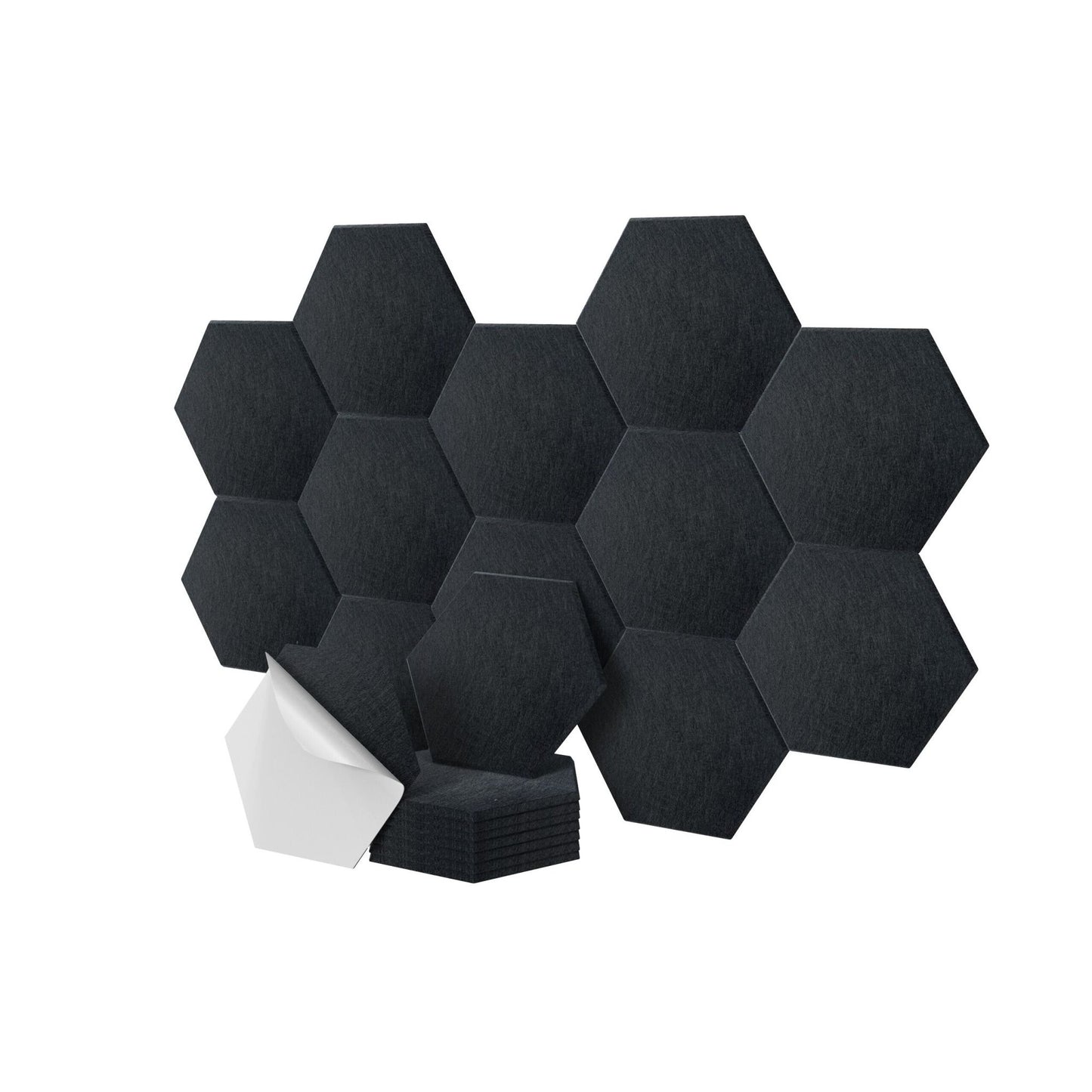 Hexagon Acoustic Panels, Self-Adhesive, Noise Reduction