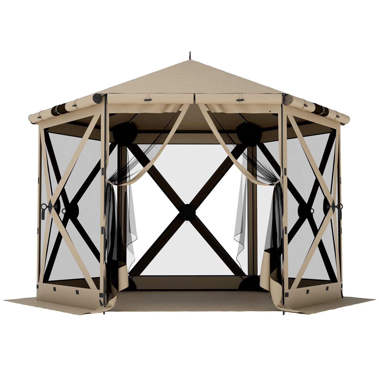 Hexagon Pavilion Tent, 3x2.6m, Waterproof, UV Resistant