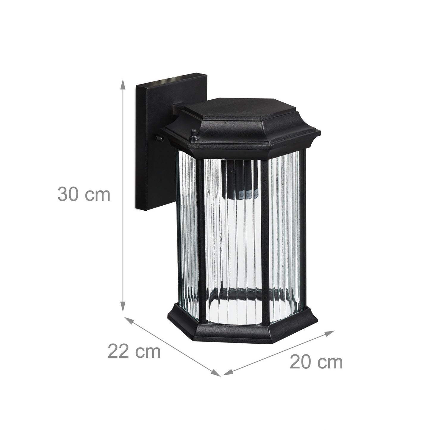Hexagonal Outside Light for Walls
