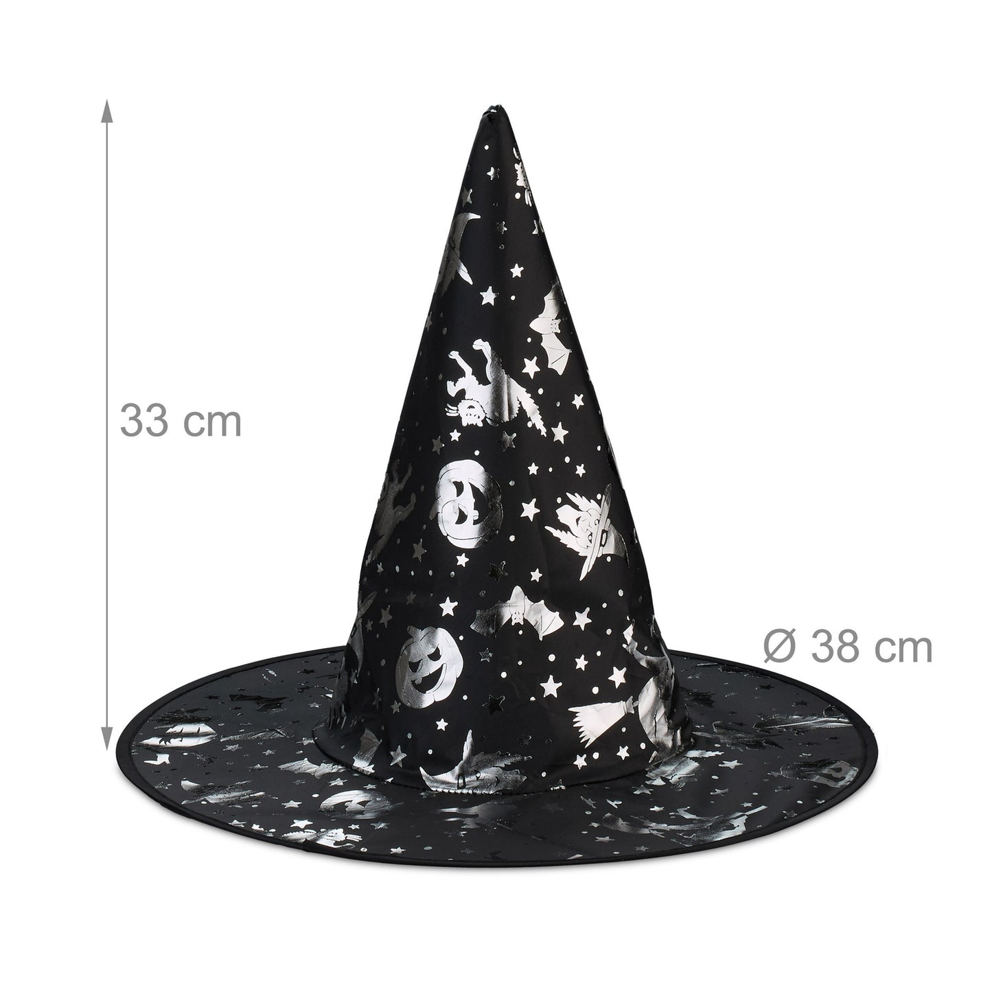 Hex hats with Halloween motifs 6-pack