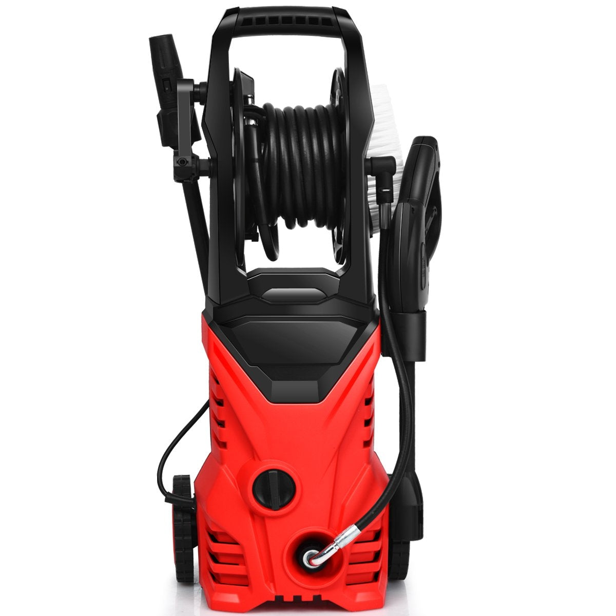 High-pressure cleaner 1400W patio cleaner blue/red 27 x 27 x 68 cm - red