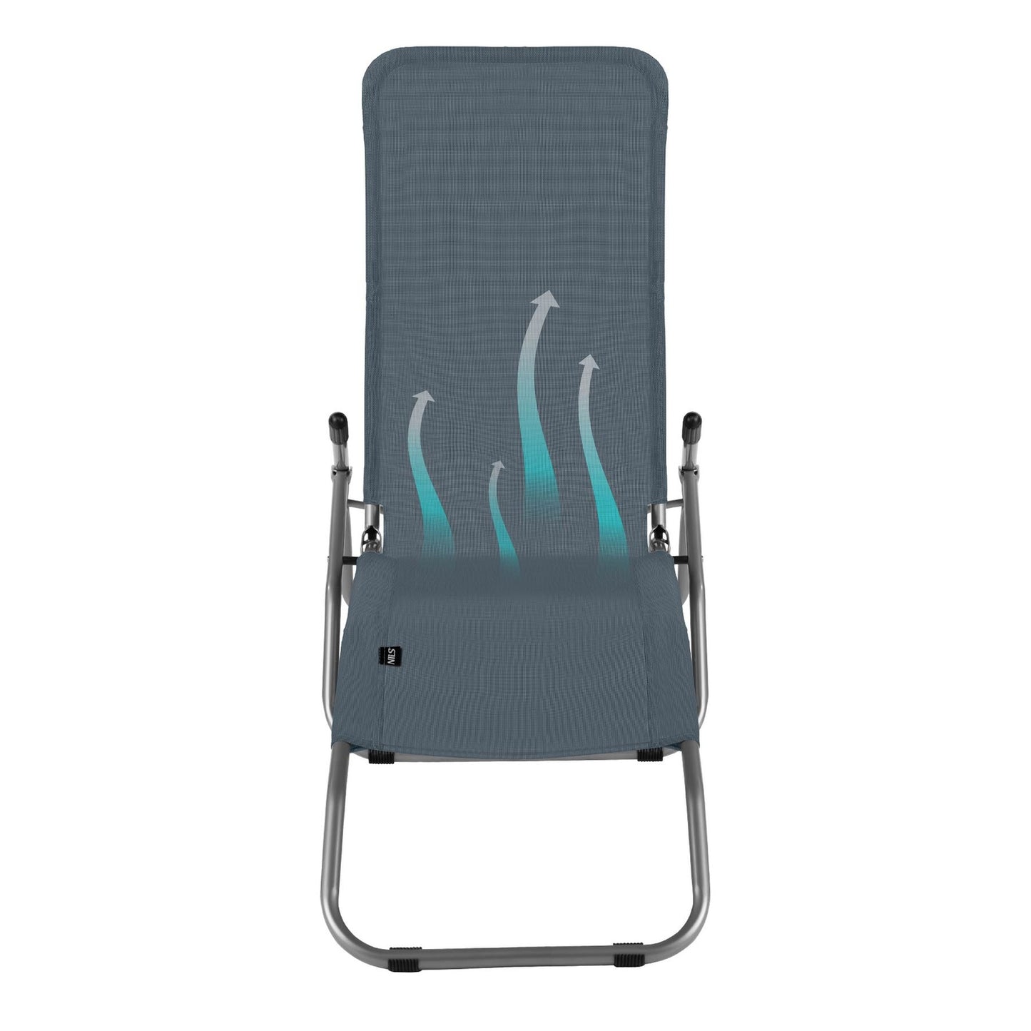 Hiking/Beach Lounger, Gray, Portable, Foldable