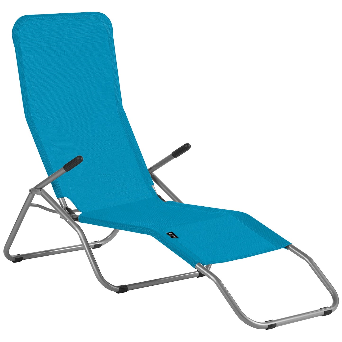 Hiking/Beach Lounger, Turquoise, Foldable Chair