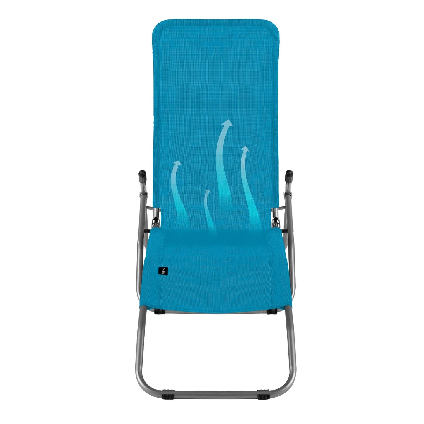 Hiking/Beach Lounger, Turquoise, Foldable Chair