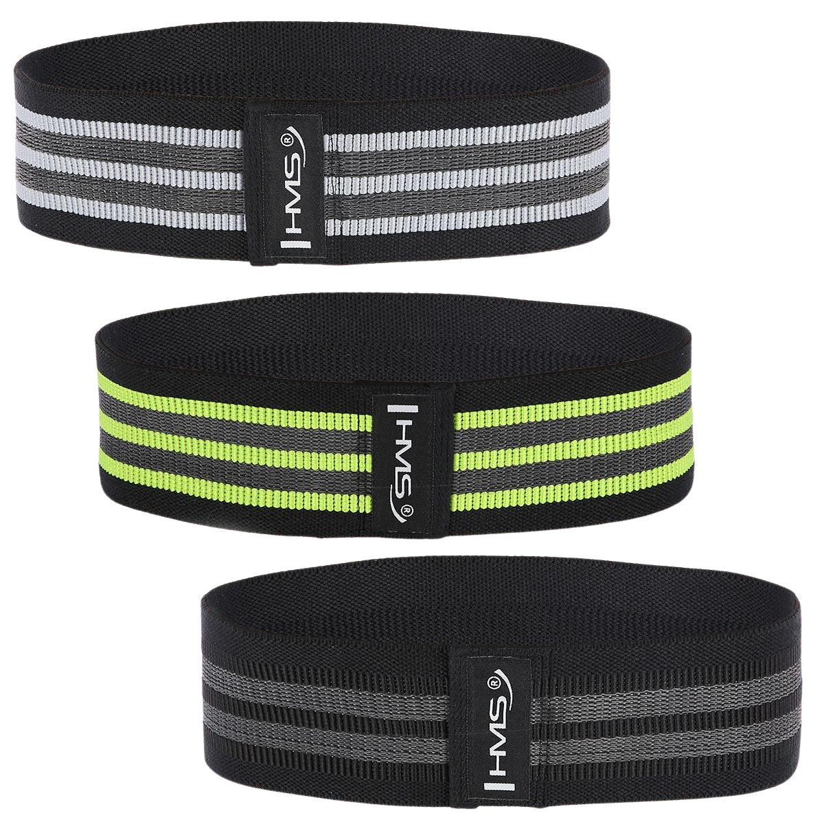 Hip Band Set – 3 Resistance Levels, 3-Piece