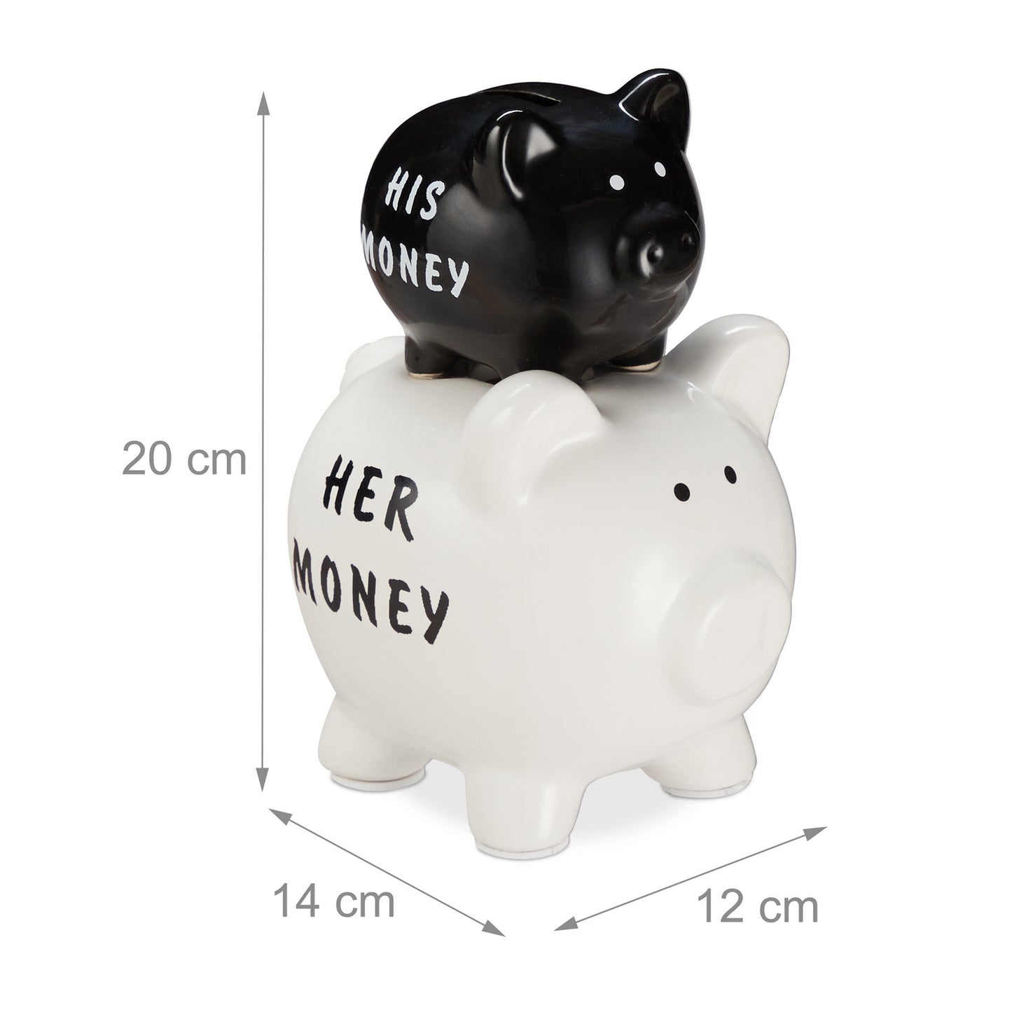 His & Hers Piggy Bank