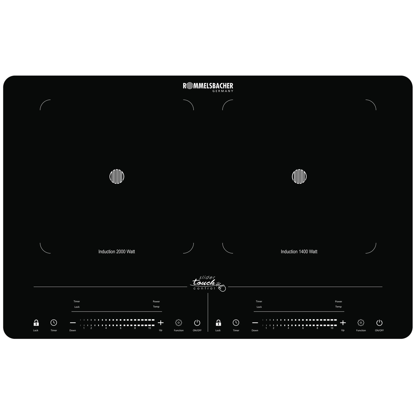 Hob Double Induction CT 3420/IN 2000W LED