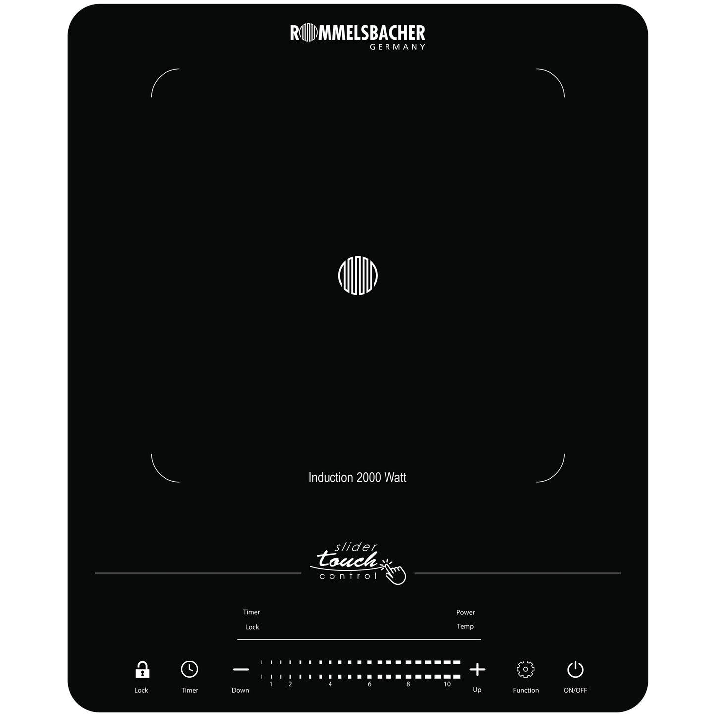 Hob single Induction CT 2020/IN LED 2000W