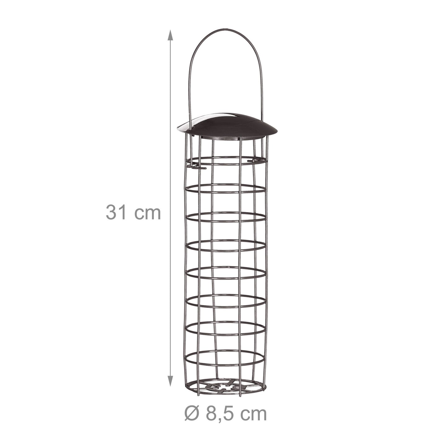 Holder for grease balls in grey