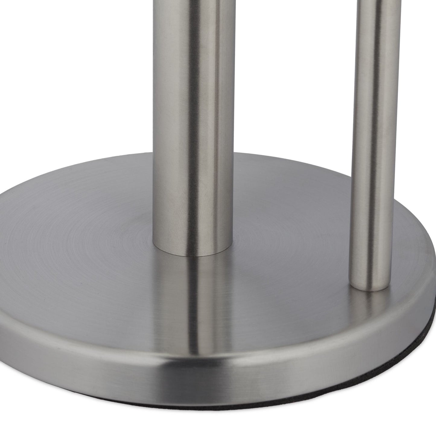 Holder for household paper in stainless steel