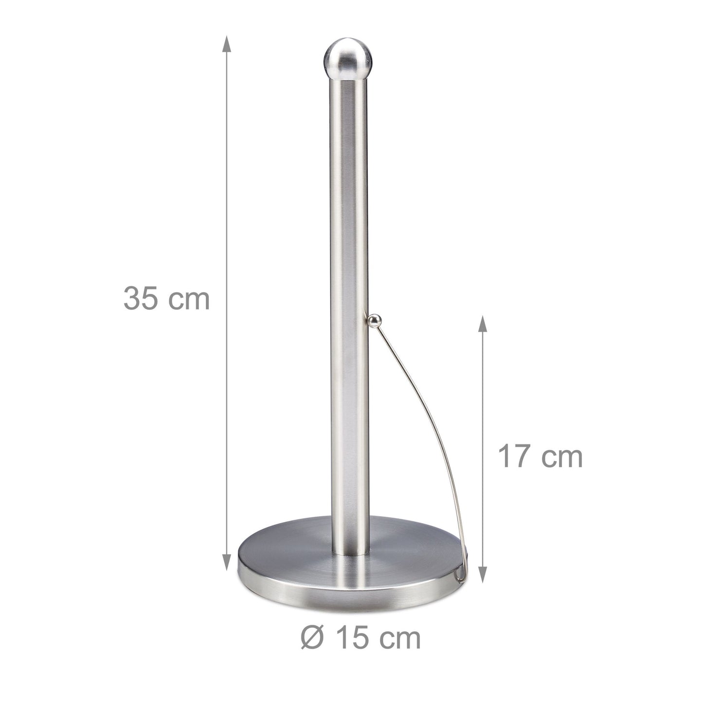 Holder for kitchen roll standing