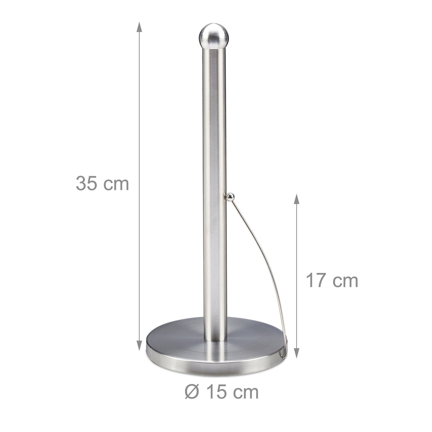 Holder for kitchen roll standing