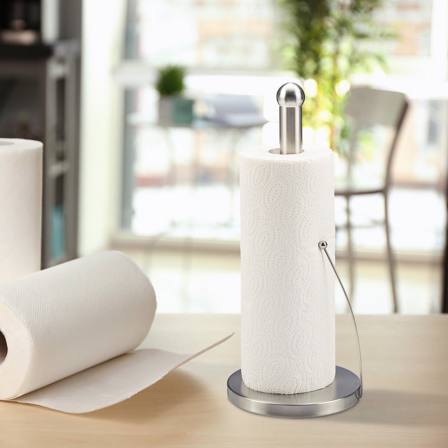 Holder for kitchen roll standing