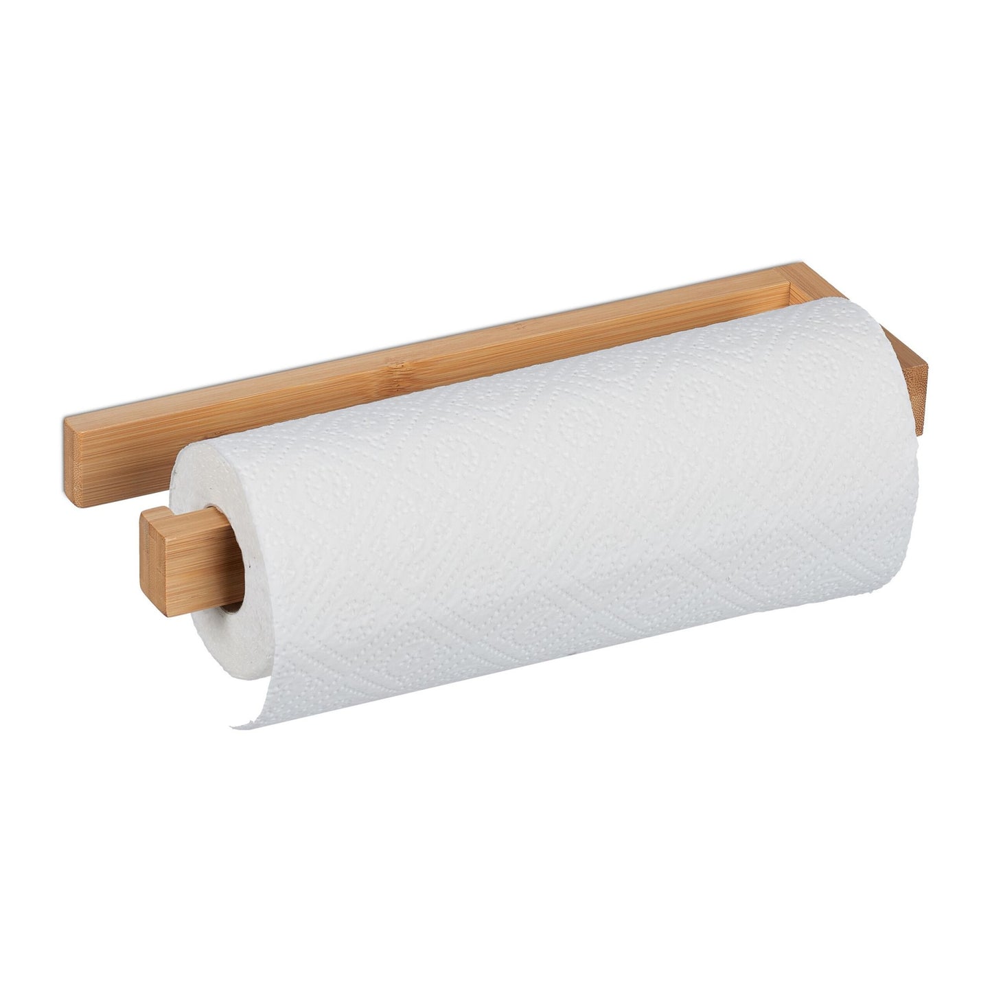 Holder for kitchen roll wall