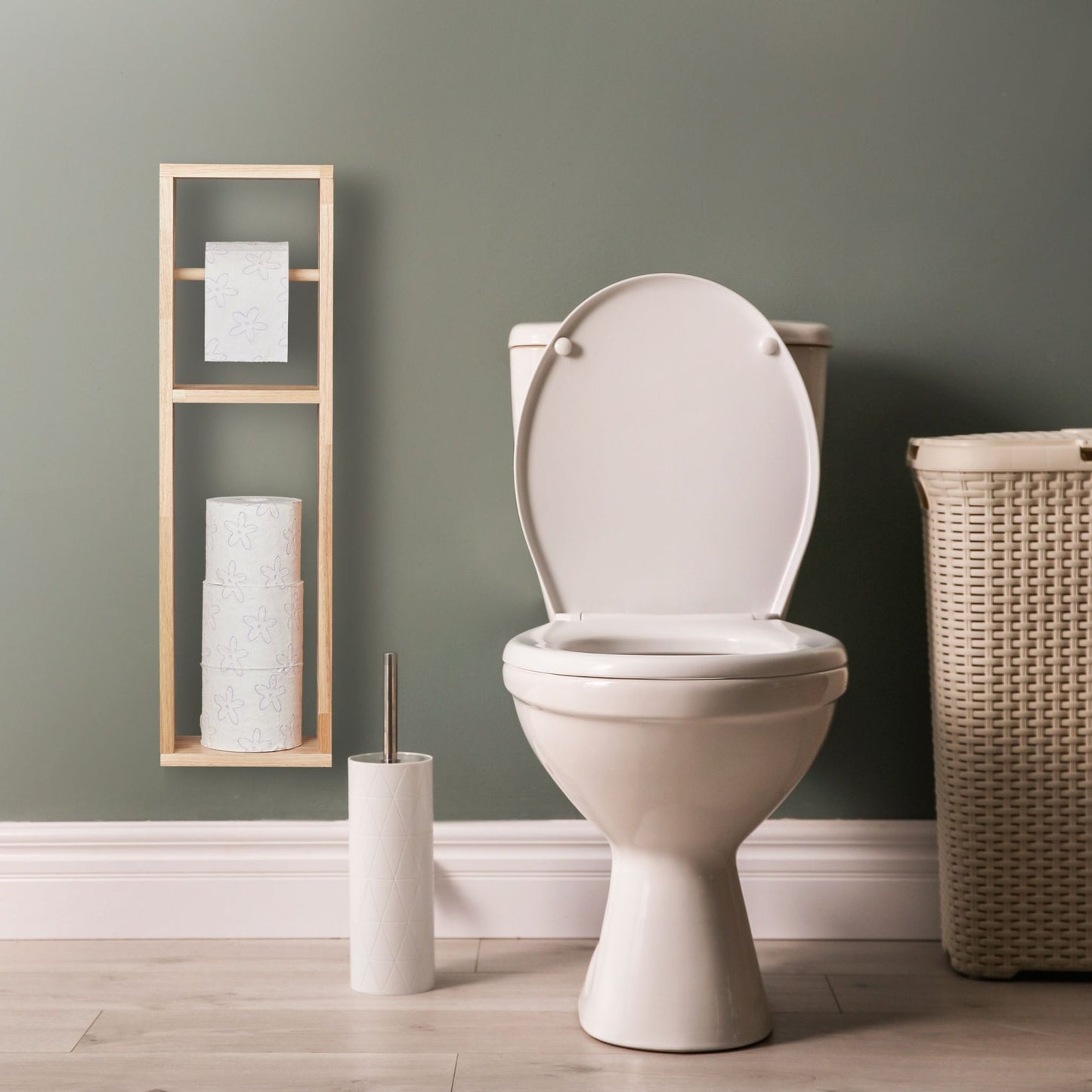 Holder for toilet paper