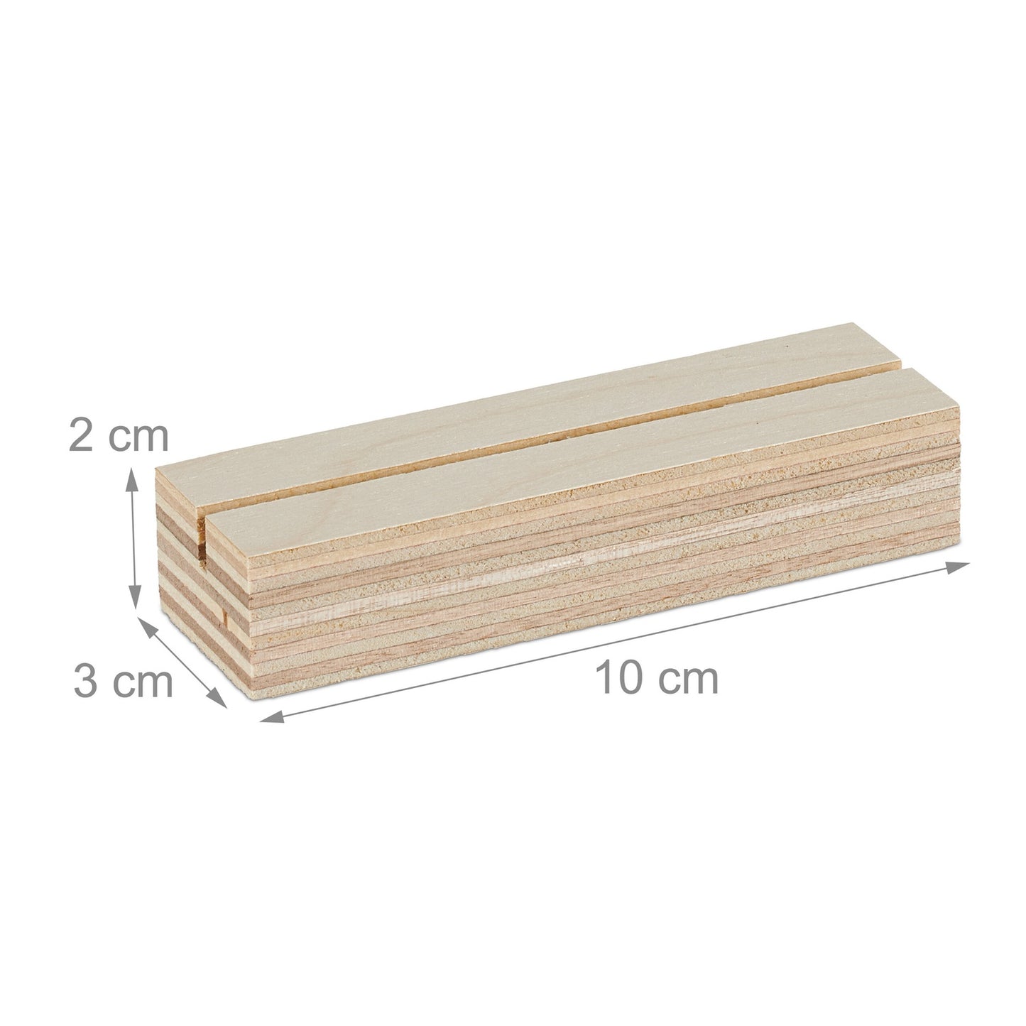 Holders for placement cards in wood - 36 pcs