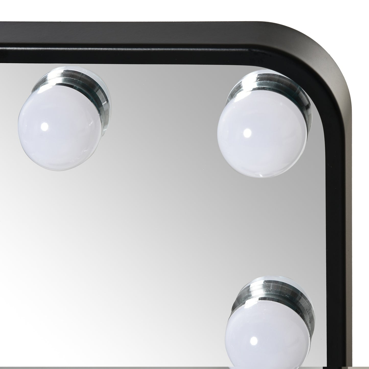 Hollywood Makeup Mirror, 12 LEDs, touch control, 3 light colors