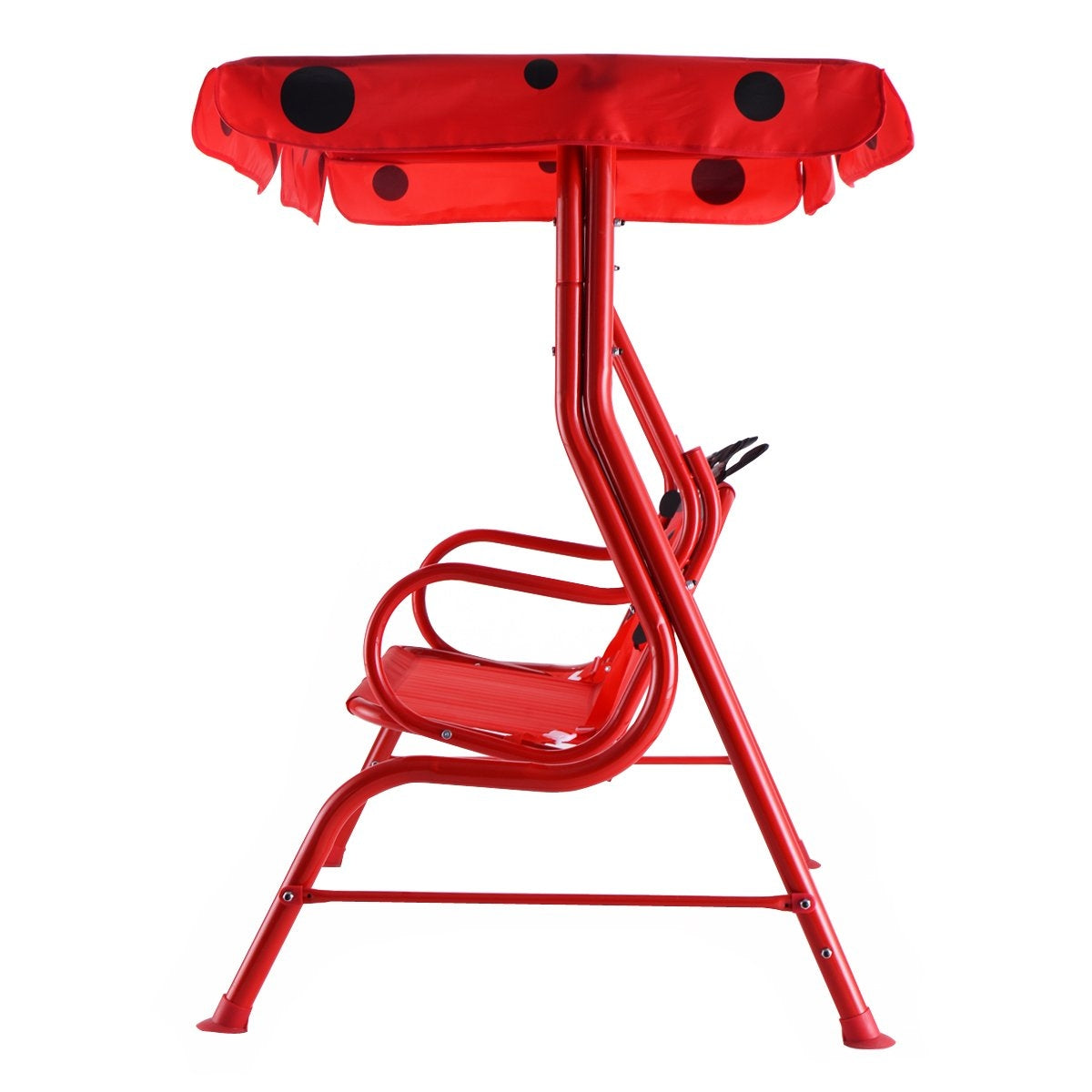 Hollywood swing 2-seater children's garden swing ladybug red 117 x 78 x 116 cm