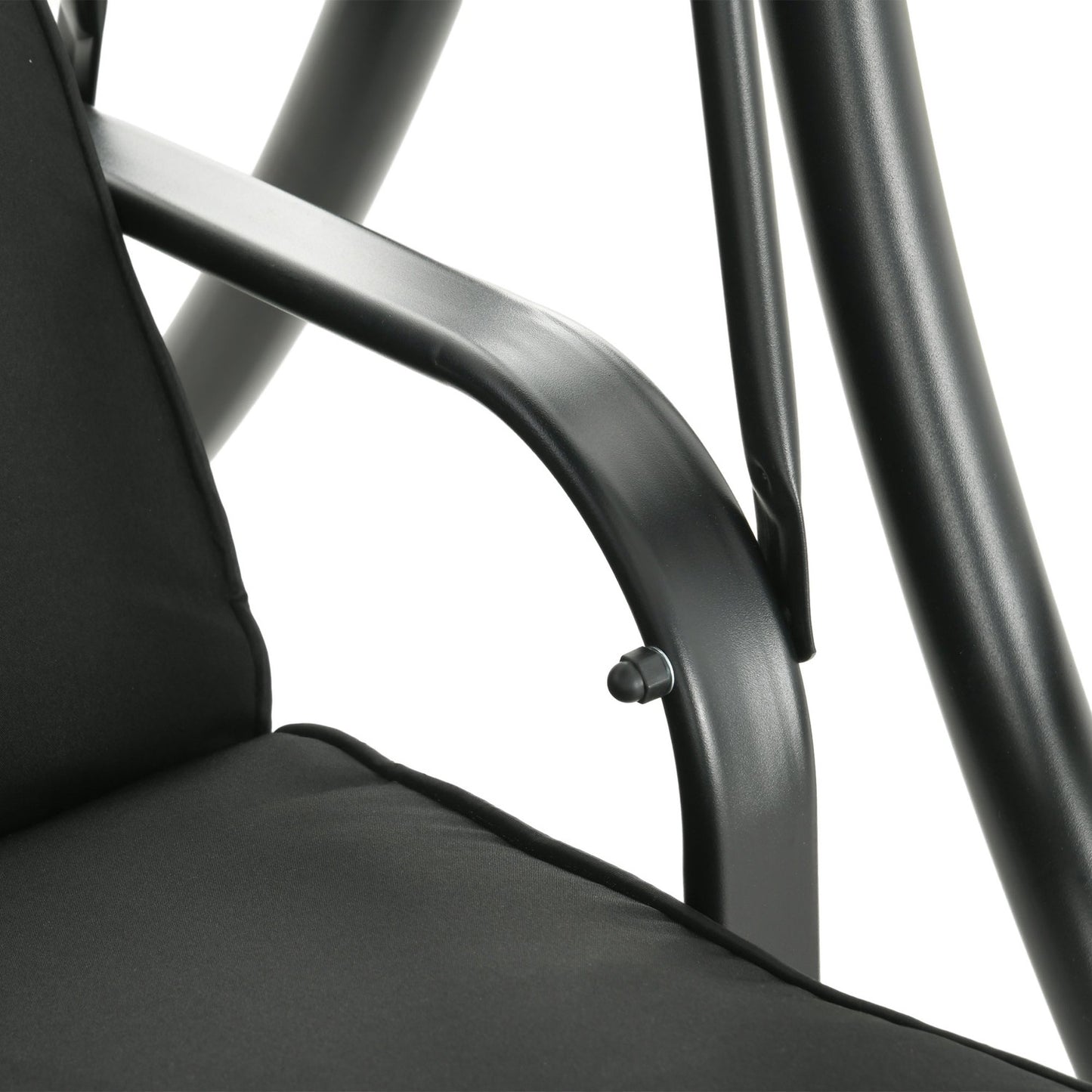 3-seat garden swing with canopy - Supports up to 300 kg