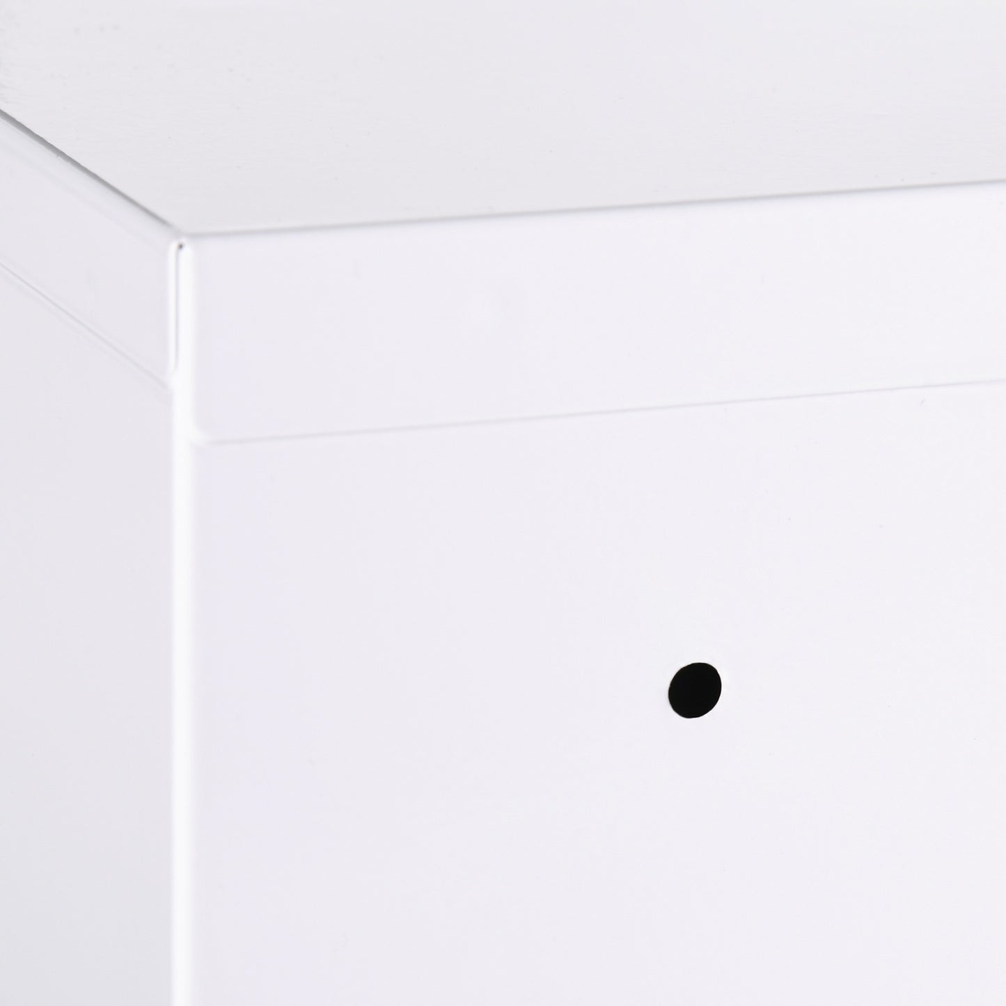 Lockable medicine cabinet in white steel, childproof, 3 compartments
