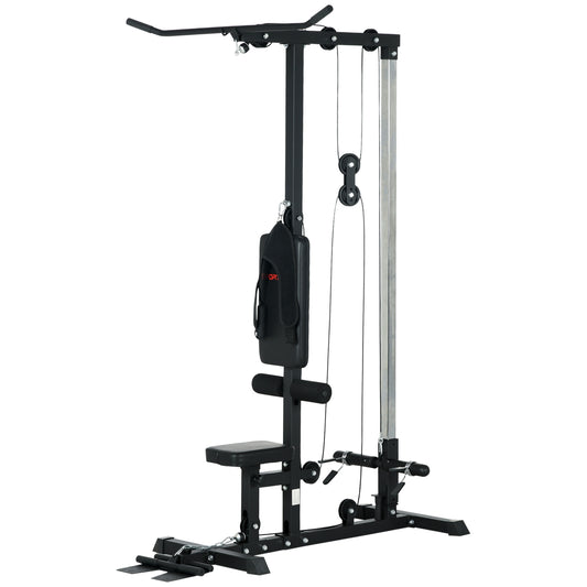 Home gym, rowing machines, without weights, fitness equipment for the home, steel, synthetic leather, black