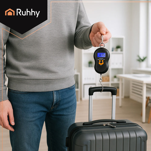 Hook Scale with LCD Display, 50kg Capacity, Tare Function