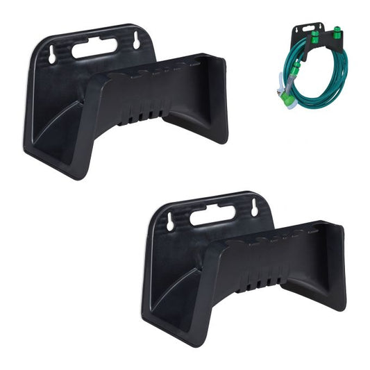 Hose holder black 2-pack