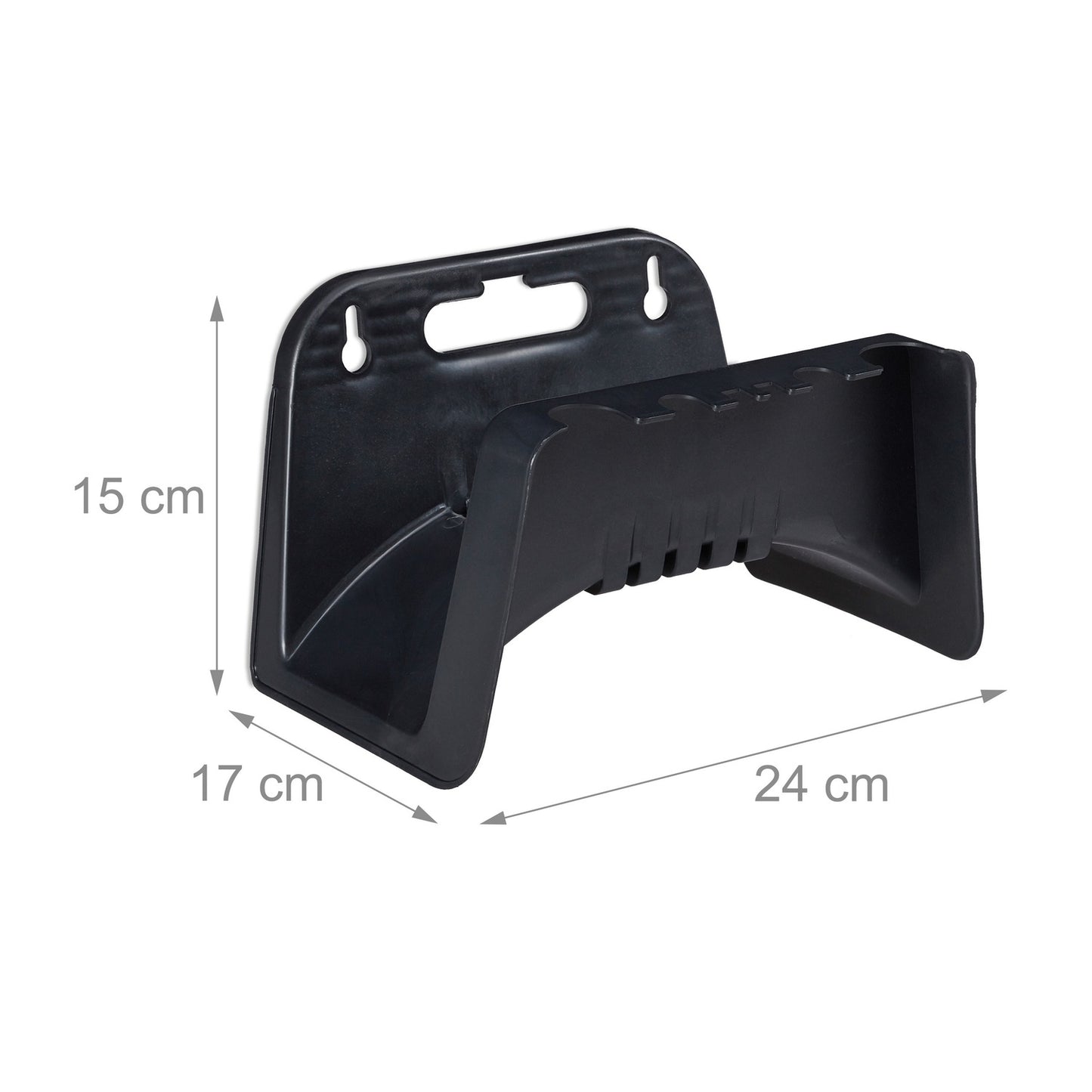 Hose holder black 2-pack