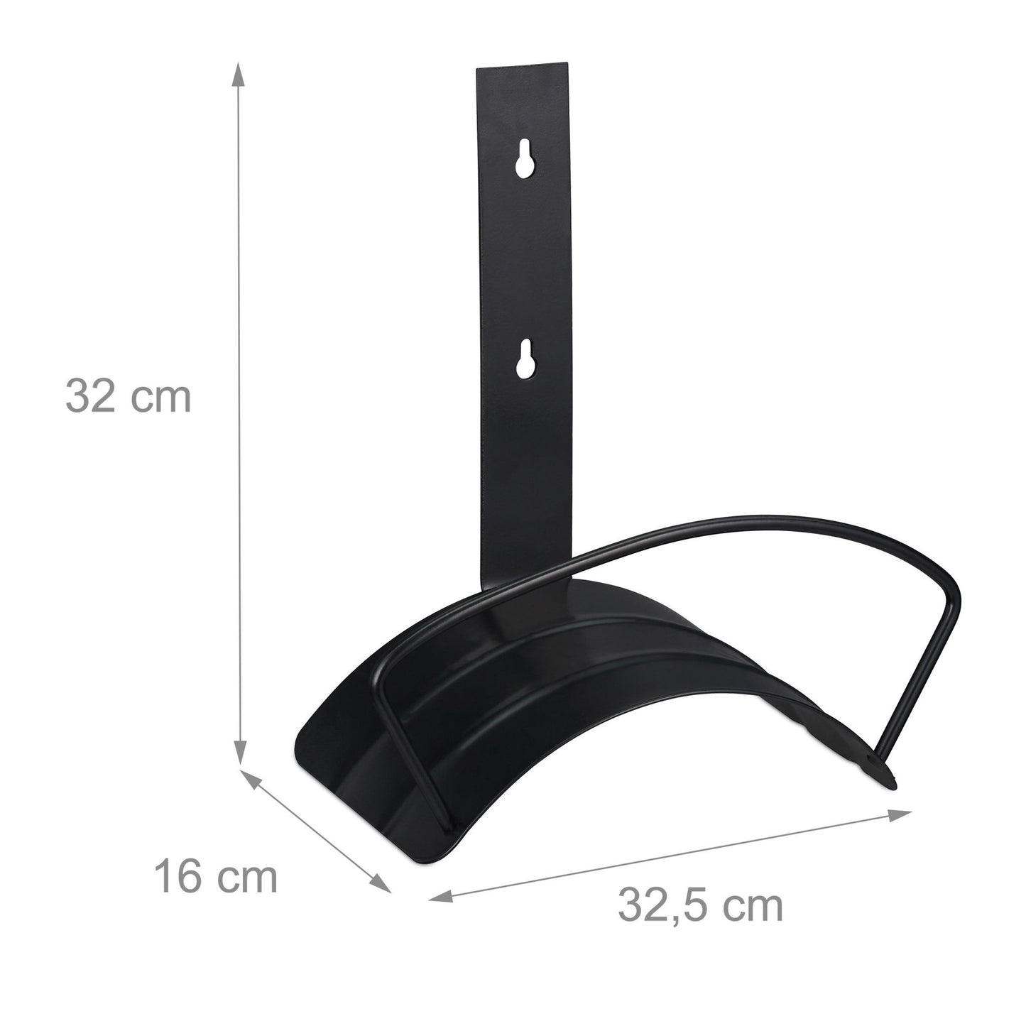Hose holder wall black