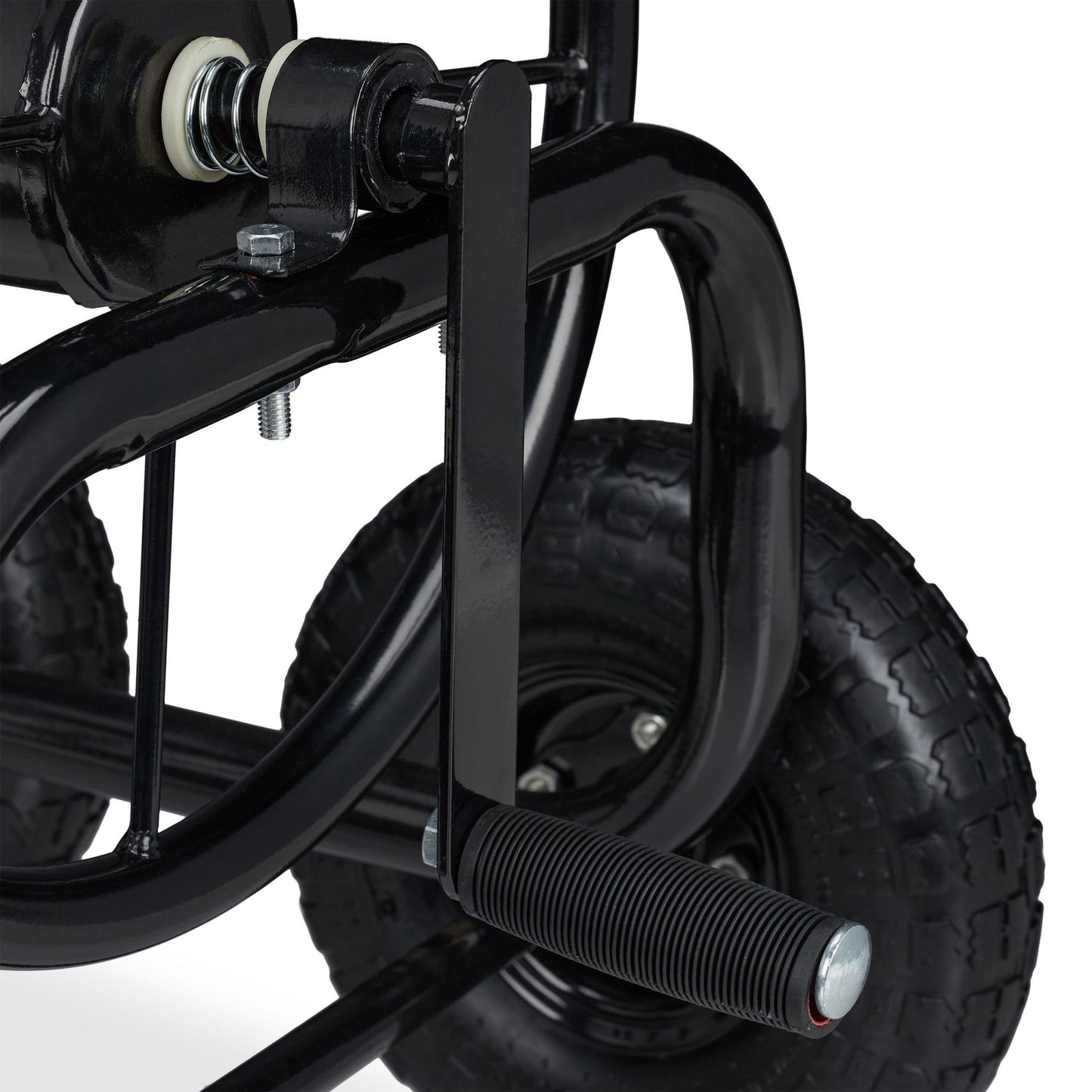 Hose trolley Metal Black