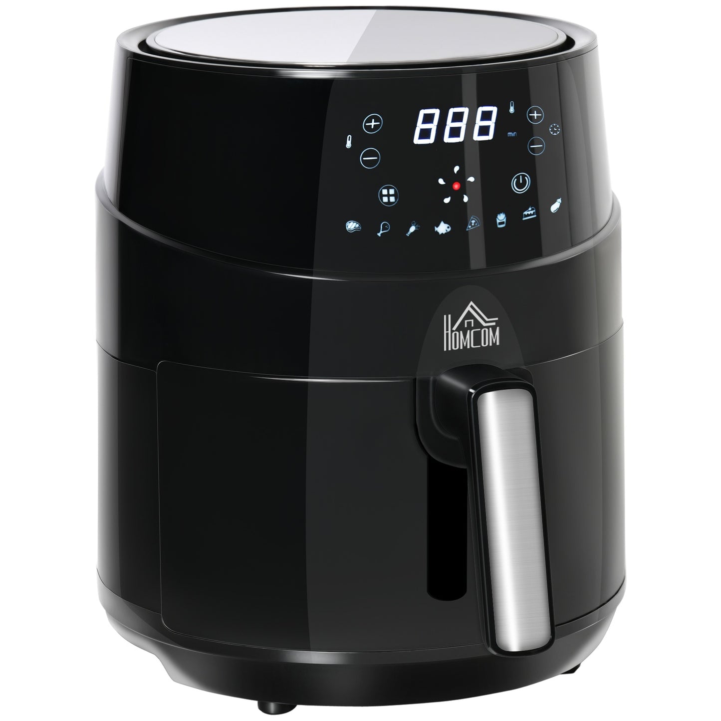 4.5L hot air fryer, 1500W, 8 presets, non-stick basket
