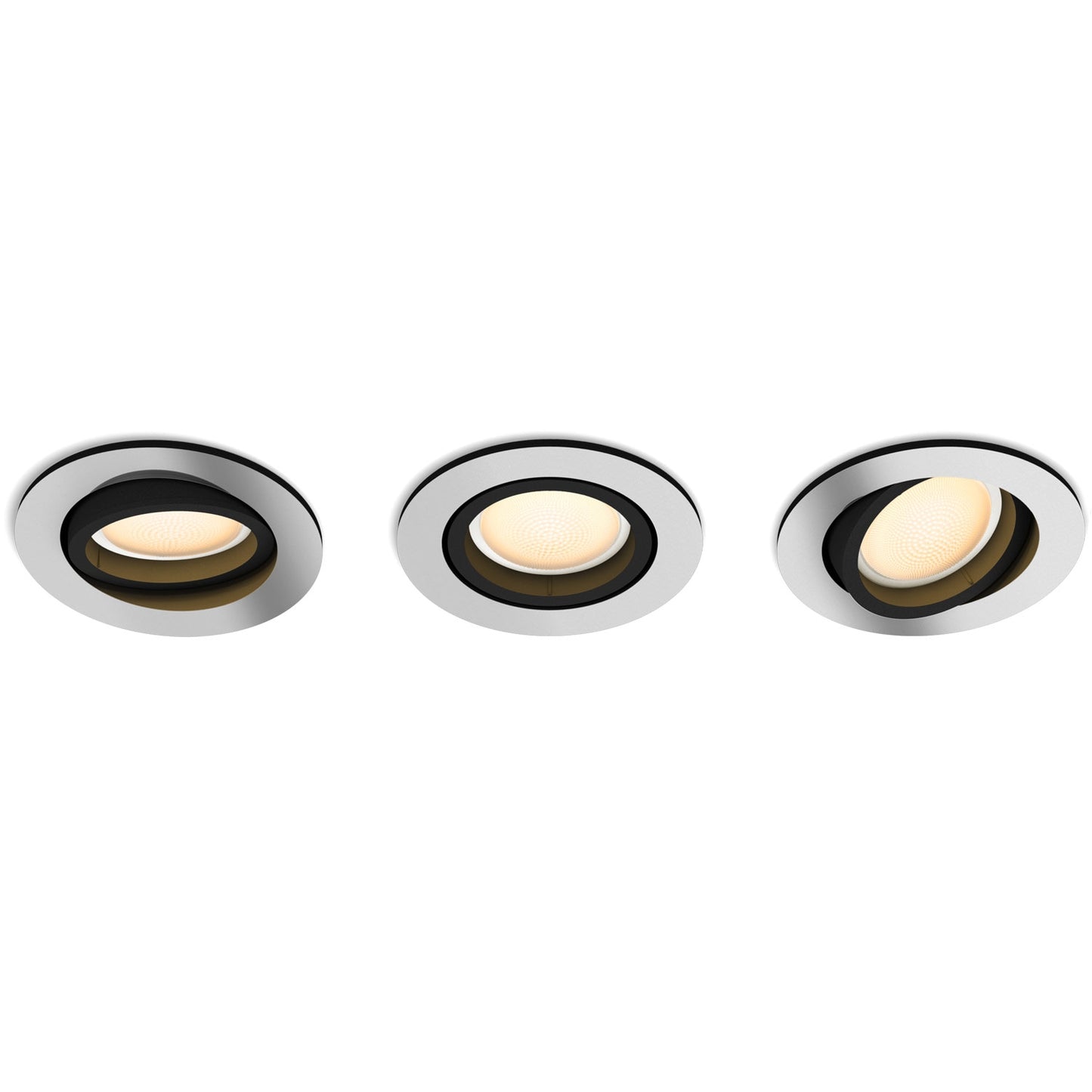 Hue Milliskin spot White Ambiance Round Alu